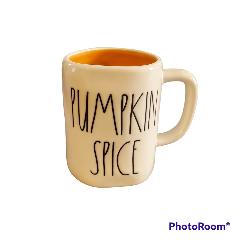 Rae Dunn Pumpkin Spice Heart Mug NWT